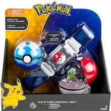 Load image into Gallery viewer, 2019 Genuine TOMY US version Pokemon Pikachu Master Ball Elf Ball Belt Set Telescopic Children's Toys Christmas Gifts POKEMON