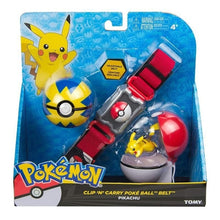 Load image into Gallery viewer, 2019 Genuine TOMY US version Pokemon Pikachu Master Ball Elf Ball Belt Set Telescopic Children's Toys Christmas Gifts POKEMON